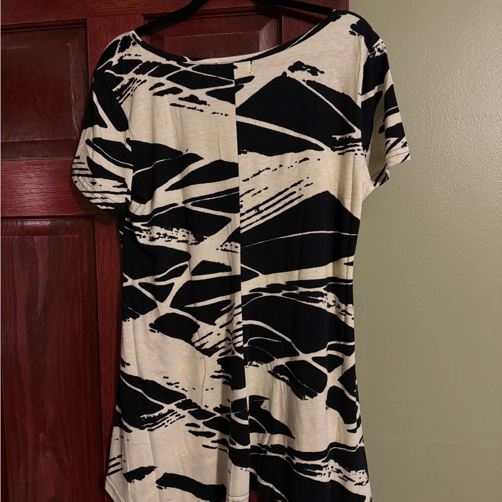 Stylish Black and Cream Women's Dress